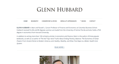Desktop Screenshot of glennhubbard.net
